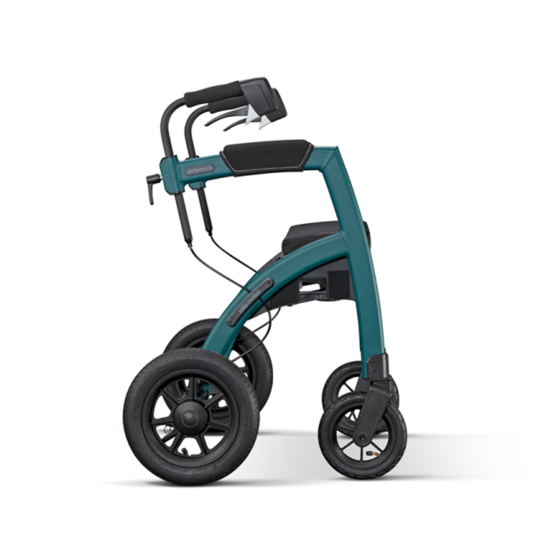 Rollz Motion Performance Lightweight Hybrid Transport Chair Rollator - primehubstore.shop Hybrid Transport Chair/Rollators