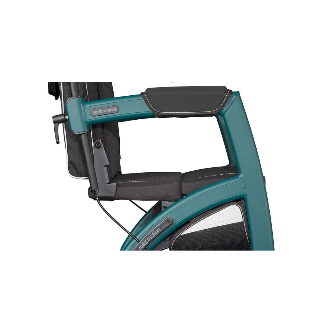 Rollz Motion Performance Lightweight Hybrid Transport Chair Rollator - primehubstore.shop Hybrid Transport Chair/Rollators