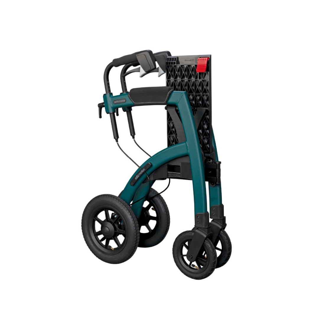 Rollz Motion Performance Lightweight Hybrid Transport Chair Rollator - primehubstore.shop Hybrid Transport Chair/Rollators