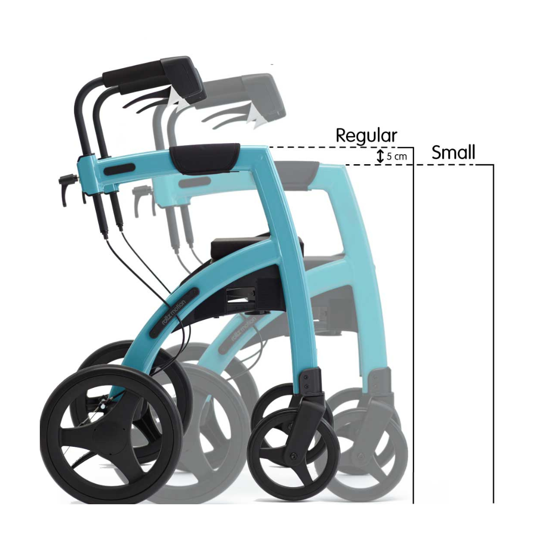 Rollz Motion Premium 2-in-1 Rollator & Transport Chairs - primehubstore.shop Hybrid Transport Chair/Rollators