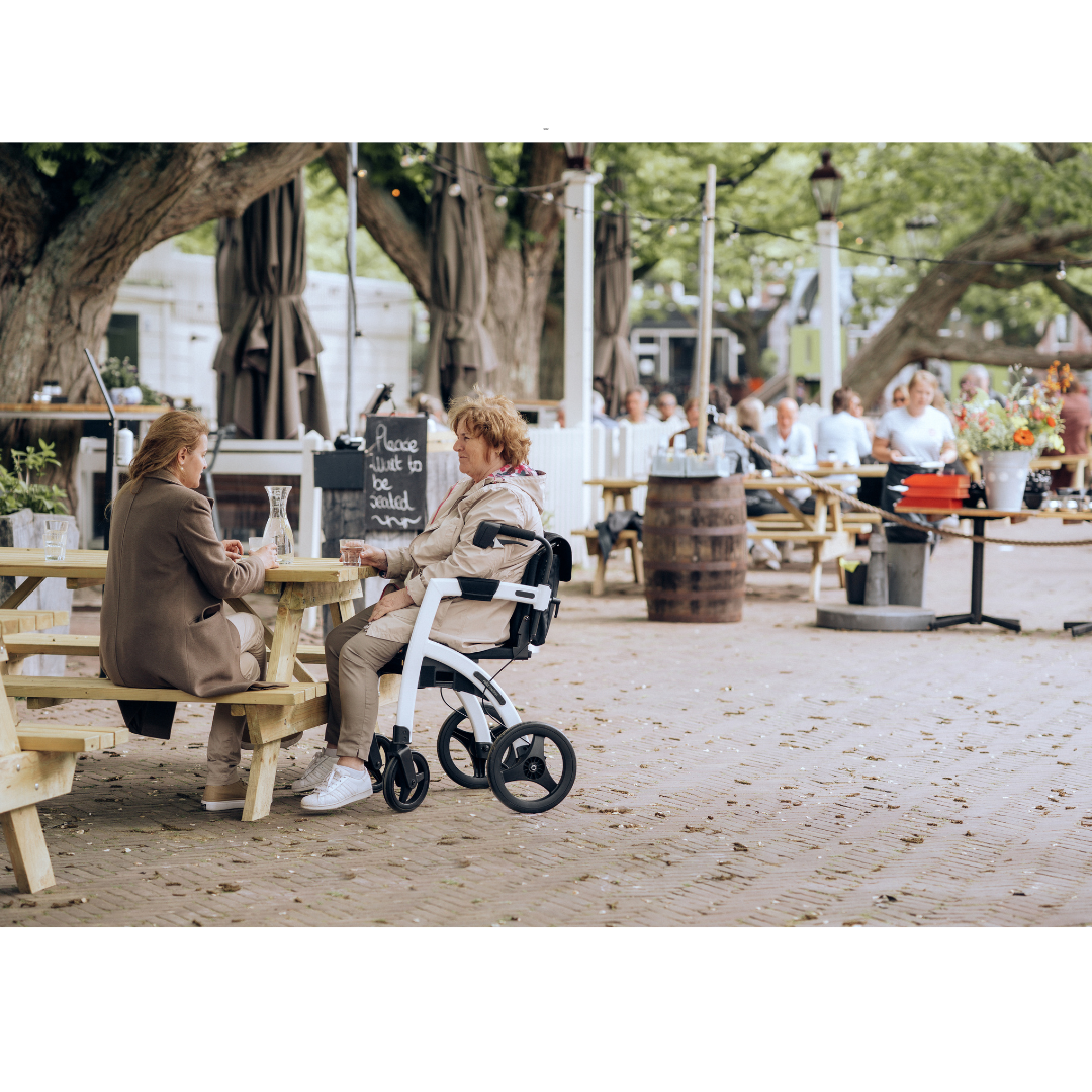 Rollz Motion Premium 2-in-1 Rollator & Transport Chairs - primehubstore.shop Hybrid Transport Chair/Rollators