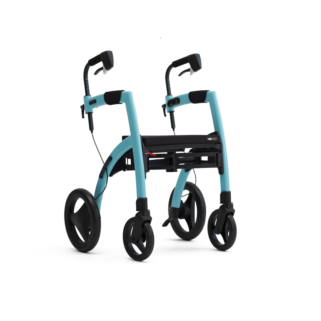 Rollz Motion Premium 2-in-1 Rollator & Transport Chairs - primehubstore.shop Hybrid Transport Chair/Rollators
