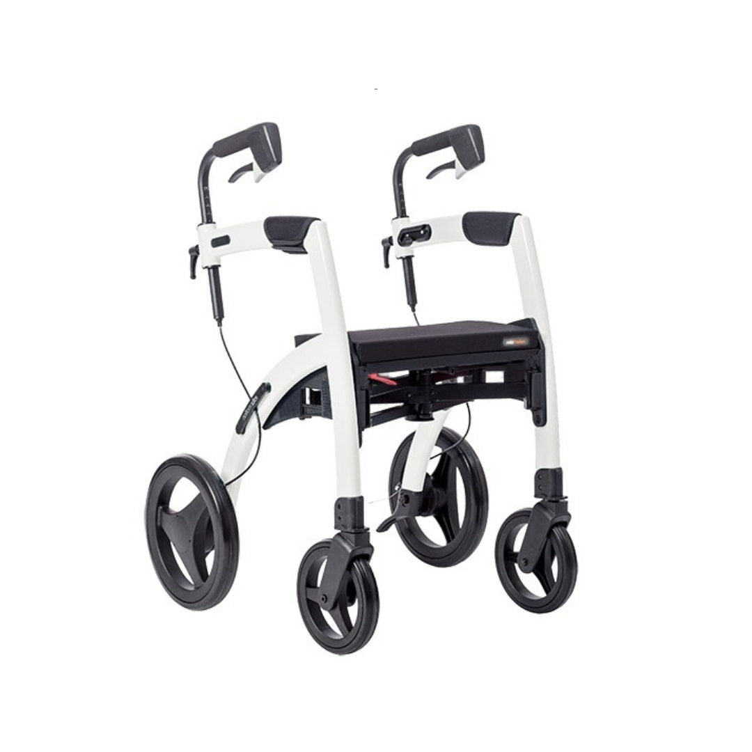 Rollz Motion Premium 2-in-1 Rollator & Transport Chairs - primehubstore.shop Hybrid Transport Chair/Rollators