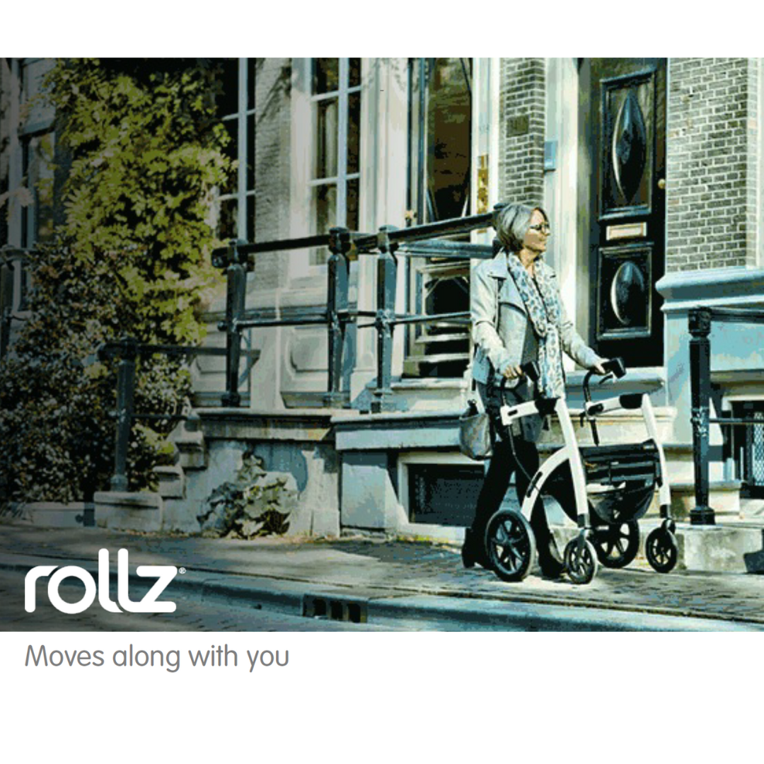 Rollz Motion Premium 2-in-1 Rollator & Transport Chairs - primehubstore.shop Hybrid Transport Chair/Rollators