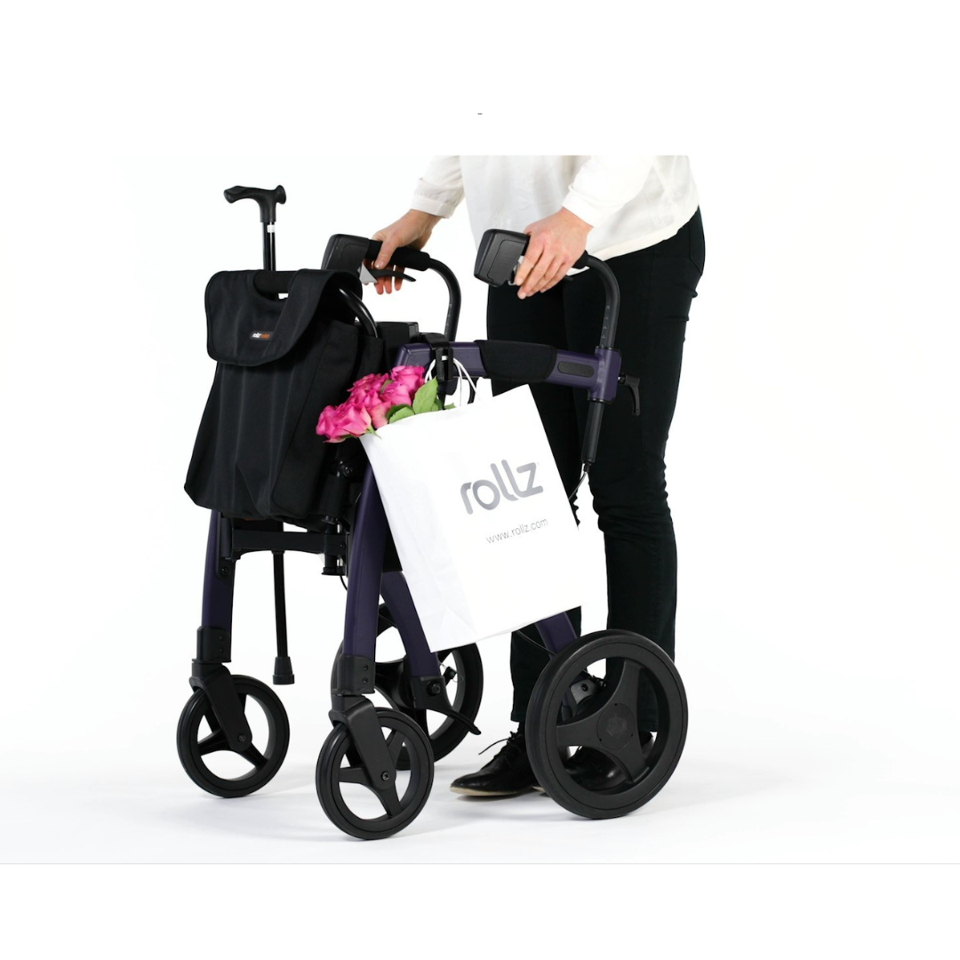 Rollz Motion Premium 2-in-1 Rollator & Transport Chairs - primehubstore.shop Hybrid Transport Chair/Rollators
