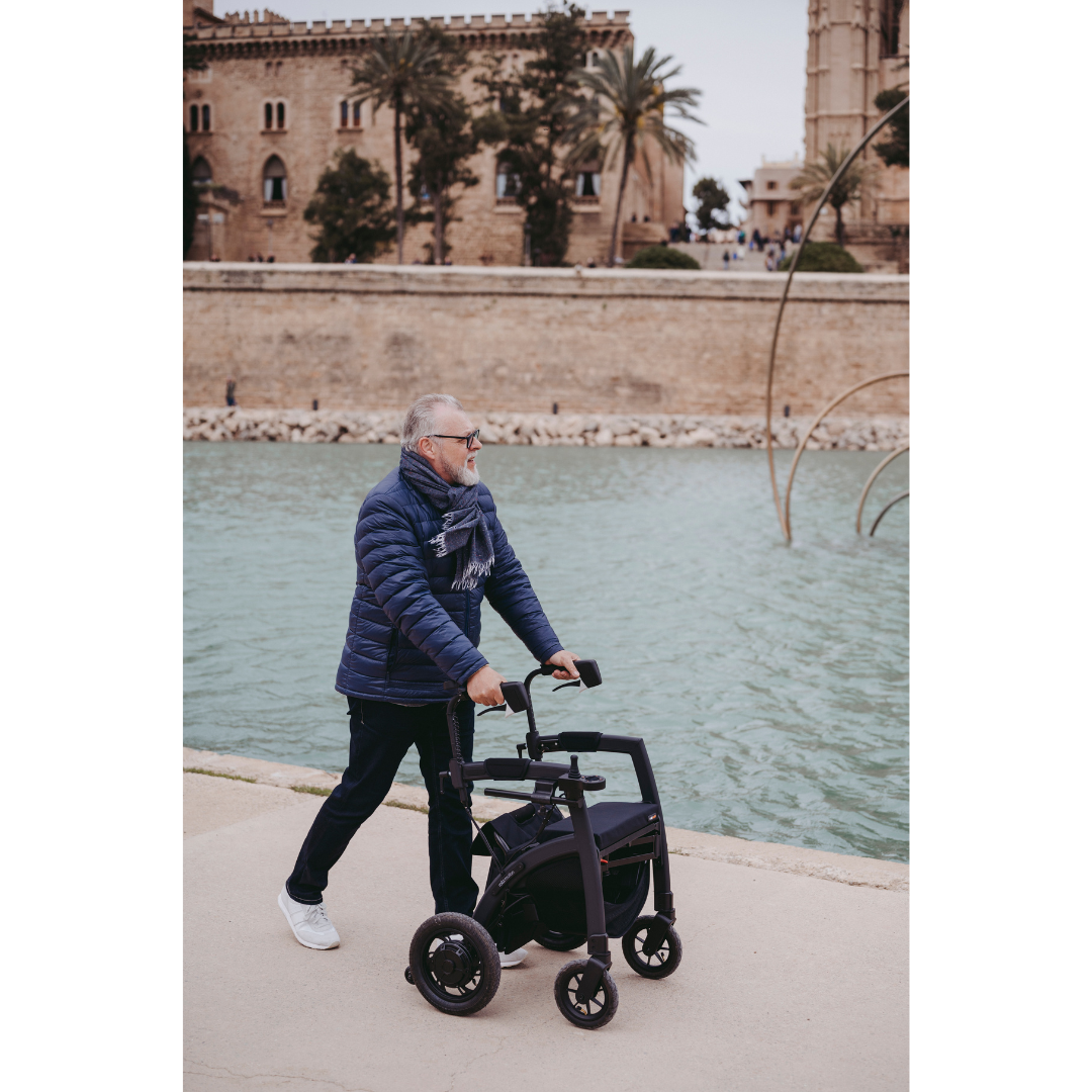 Rollz Motion Electric 3-in-1 Rollator, Transport Chair & Electric Wheelchair - primehubstore.shop Power Chairs