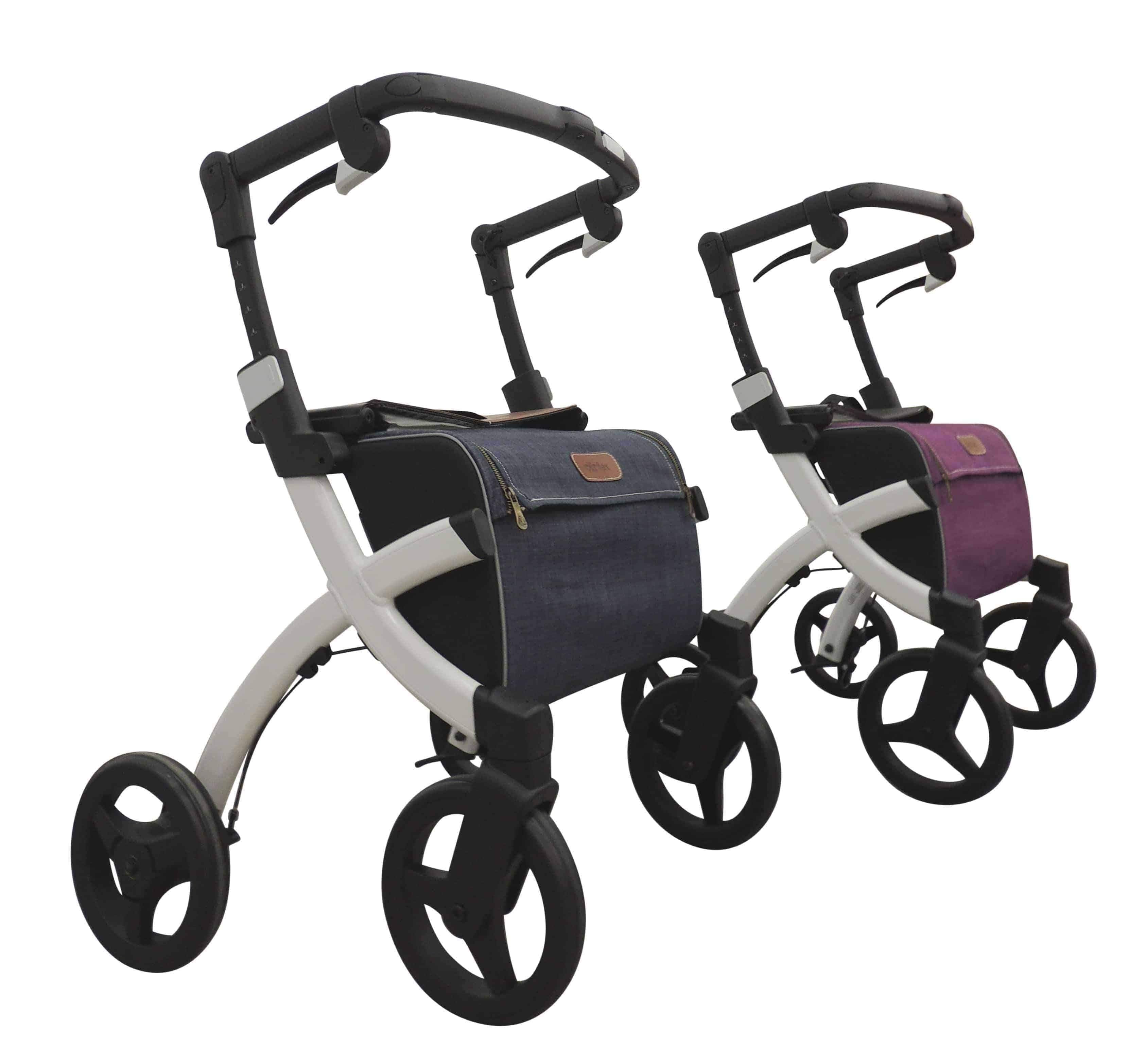 Rollz Flex Premium Lightweight Mobility Rollator Shopper Walkers - Small - primehubstore.shop Rollators