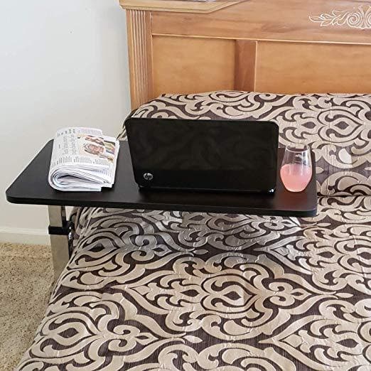 Roscoe Medical Non-Tilt Overbed Table with Wheels - 15 x 30 inches Height Adjustable - primehubstore.shop Overbed Tables