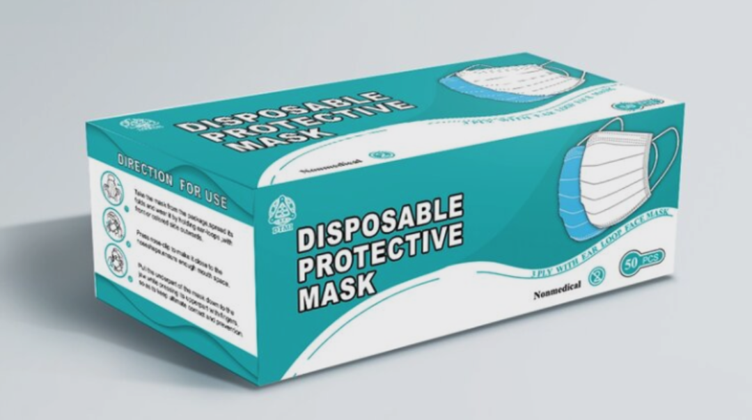 DTMI 3-Ply Earloop Disposable Protective Masks - primehubstore.shop 3 Ply Masks