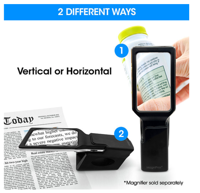 Magnipros The Ultimate Holder/Stand for ED series Reading Magnifiers - primehubstore.shop Magnifier Holders