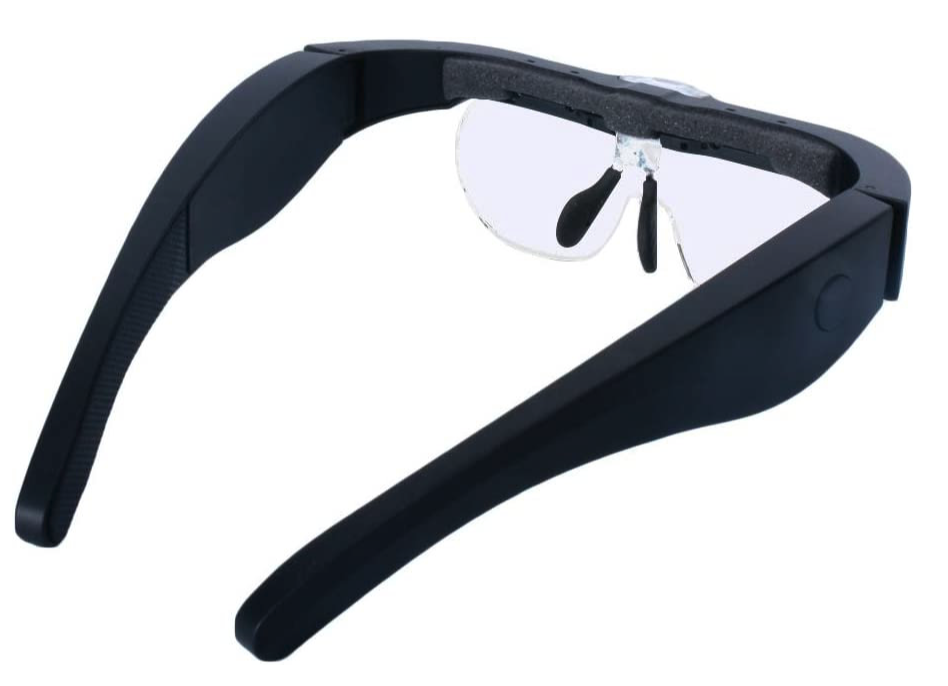 Magnipros Rechargeable Head Magnifying Glasses with 2 LEDs & 4 Detachable Lenses - primehubstore.shop Magnifying Glasses