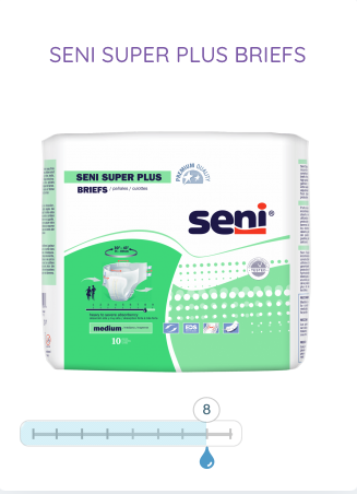 Seni Super Plus Premium Quality Unisex Briefs- Heavy Absorbency - Case of 75 - primehubstore.shop Briefs