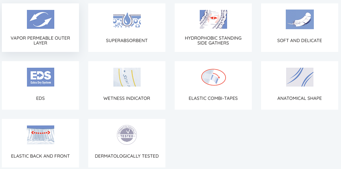 Seni Super Plus Premium Quality Unisex Briefs- Heavy Absorbency - Case of 75 - primehubstore.shop Briefs