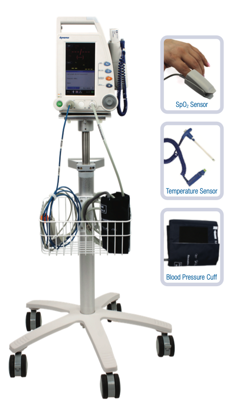 Dynarex Vital Signs Patient Monitor & Stand - primehubstore.shop Vital Signs Monitors