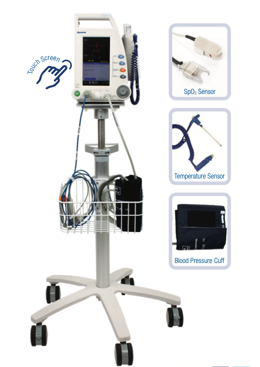 Dynarex Vital Signs Patient Monitor & Stand - primehubstore.shop Vital Signs Monitors
