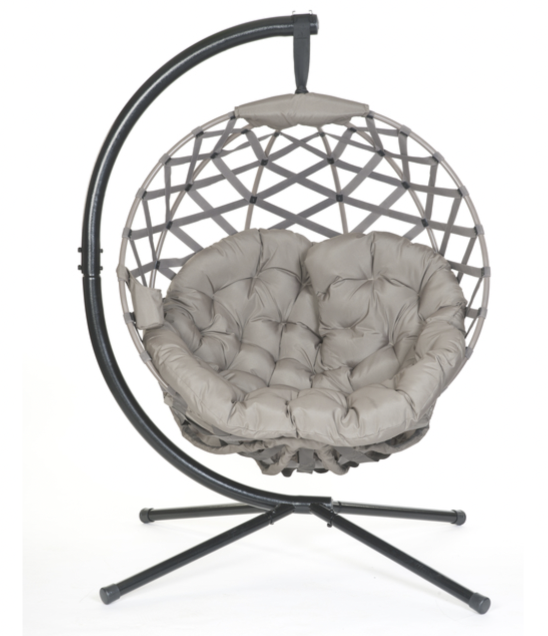 FlowerHouse Ball Hanging Indoor/Outdoor Chair W/Stand - Sand - primehubstore.shop Hanging Chairs