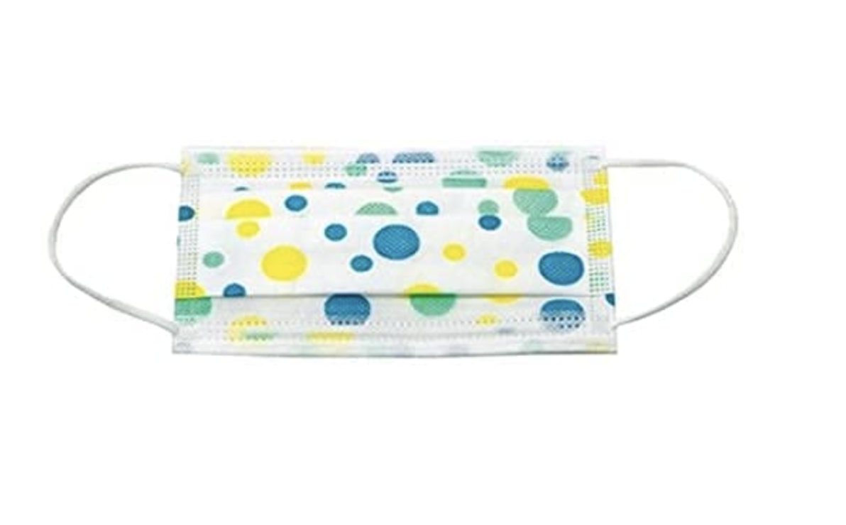 McKesson Pediatric Disposable Procedure Mask Child Size Pleated - Ages 4-12 years - primehubstore.shop Pediatric Masks