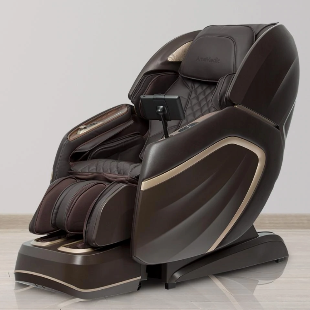 AmaMedic Hilux 4D Full Body Reclining Massage Chair with Touch Screen Display - primehubstore.shop Massage Chairs