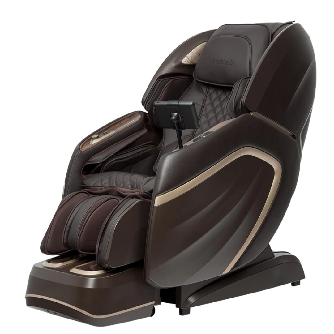 AmaMedic Hilux 4D Full Body Reclining Massage Chair with Touch Screen Display - primehubstore.shop Massage Chairs