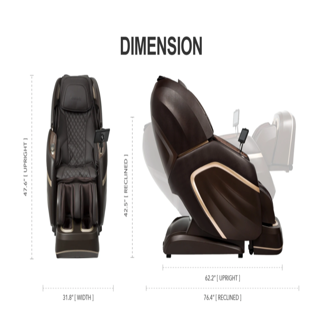 AmaMedic Hilux 4D Full Body Reclining Massage Chair with Touch Screen Display - primehubstore.shop Massage Chairs