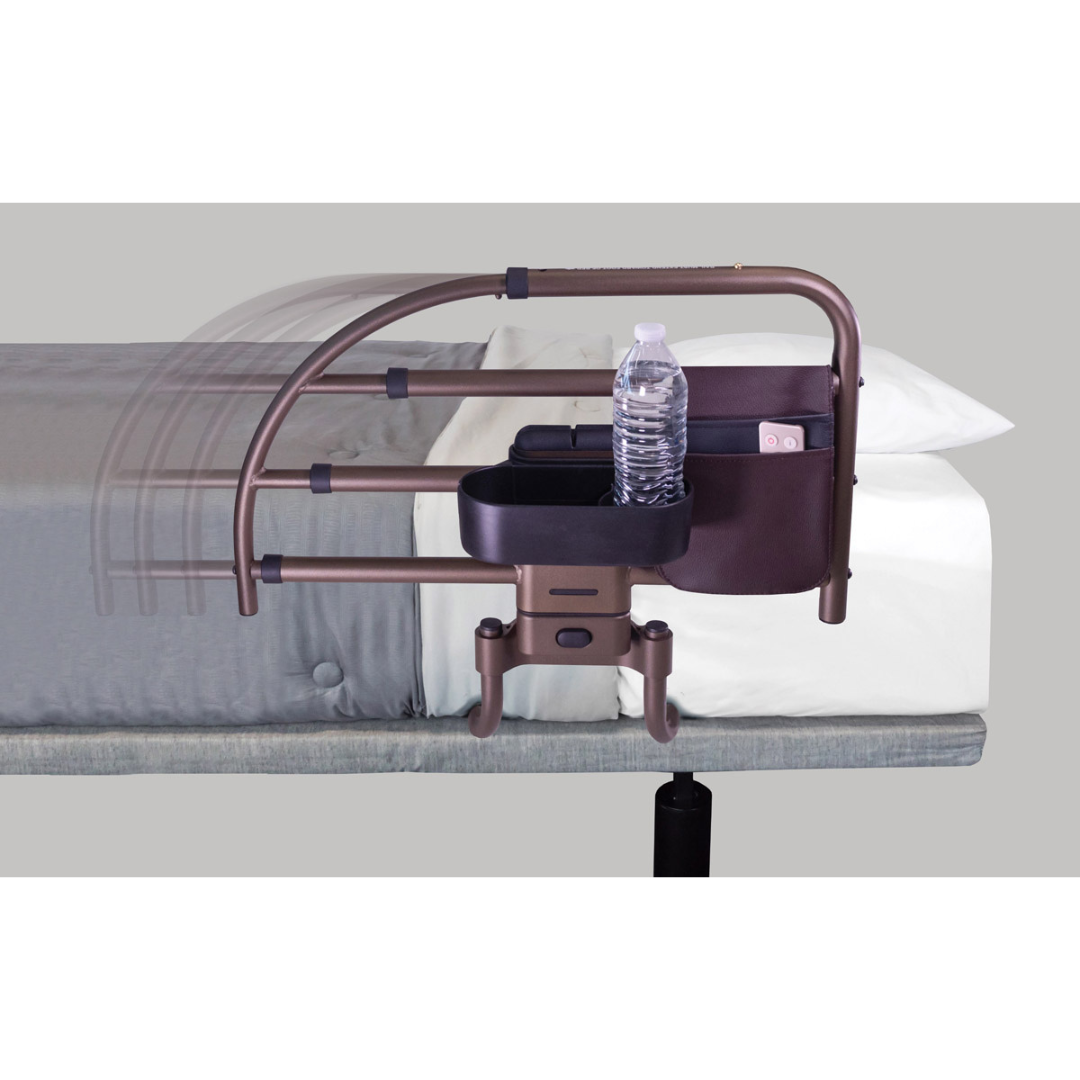 Signature Life Freedom Click Extendable Bed Safety Rail - Extends 23-30 Inches - primehubstore.shop Bed Rails