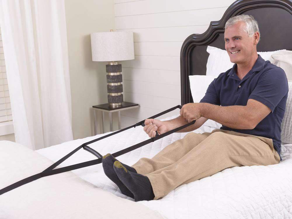 Stander BedCaddie - In Bed Support Assist Handle with Adjustable Nylon Strap + Three Ergonomic Hand Grips - primehubstore.shop Bedroom Accessories