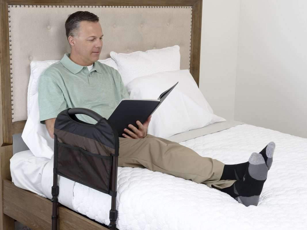Stander Stable Adult Bed Stable Rail with Cushioned Support Bed Handle - primehubstore.shop Bed Rails