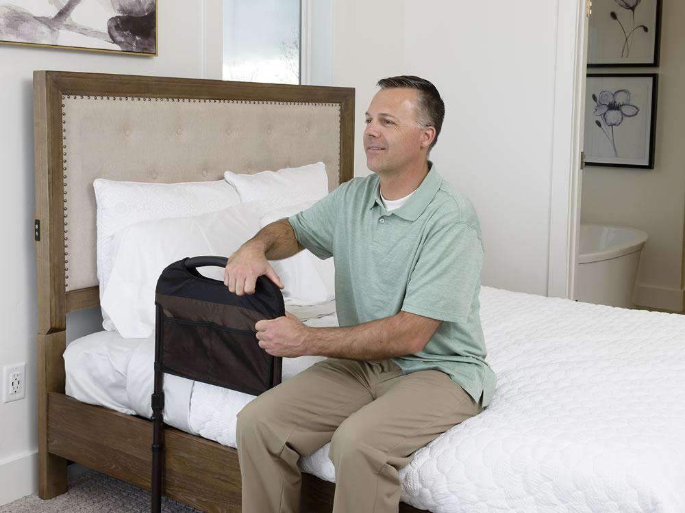 Stander Stable Adult Bed Stable Rail with Cushioned Support Bed Handle - primehubstore.shop Bed Rails