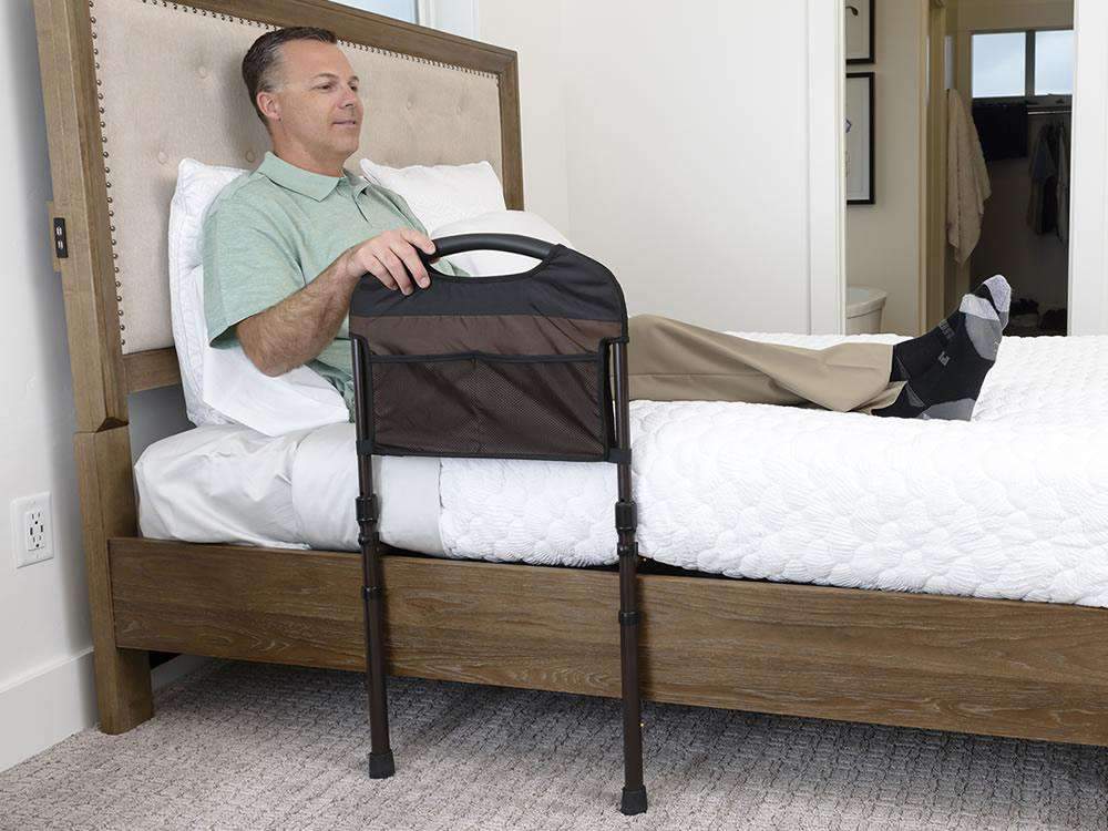 Stander Stable Adult Bed Stable Rail with Cushioned Support Bed Handle - primehubstore.shop Bed Rails