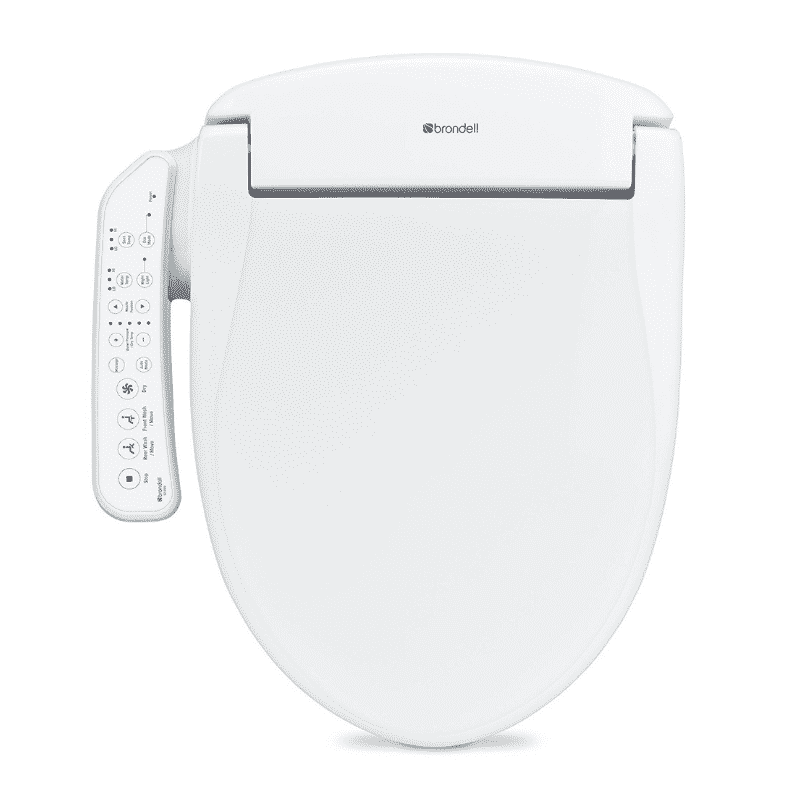 Brondell Swash 400 Bidet Seat with Air Dryer and Stainless-Steel Nozzle – Nightlight & Nozzle Oscillation - primehubstore.shop Bidets