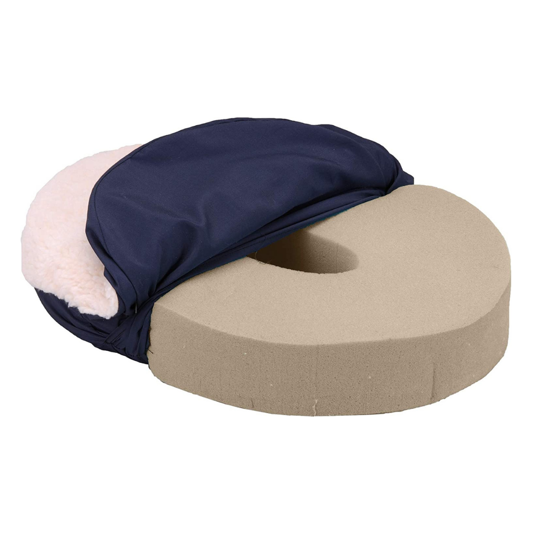 Nova Medical Donut Pillow Seat Cushion with Fleece Sheepskin Surface - primehubstore.shop 