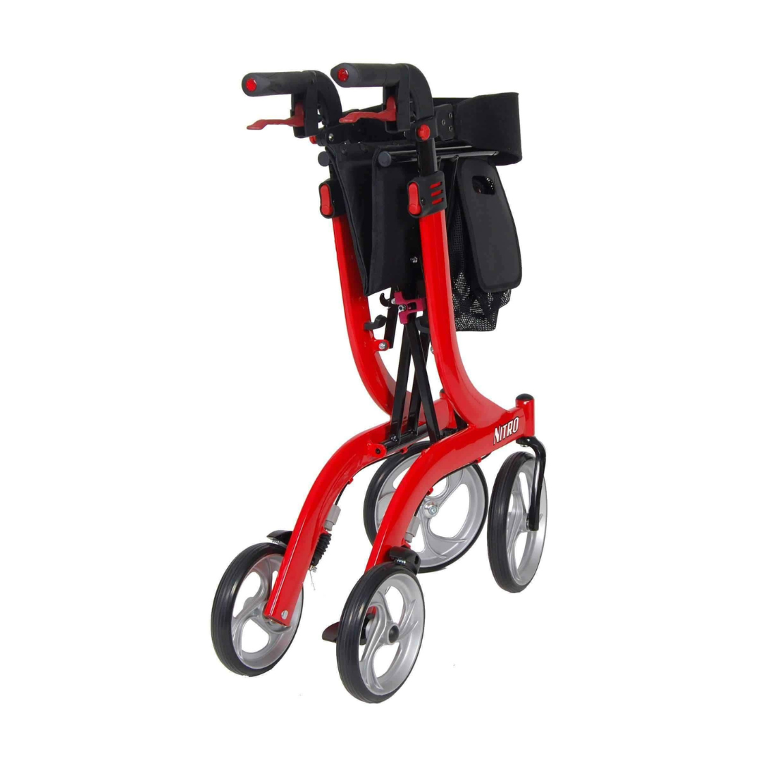 Drive Medical Nitro Euro Style Rollator Rolling Walkers - Tall Users - primehubstore.shop Rollators