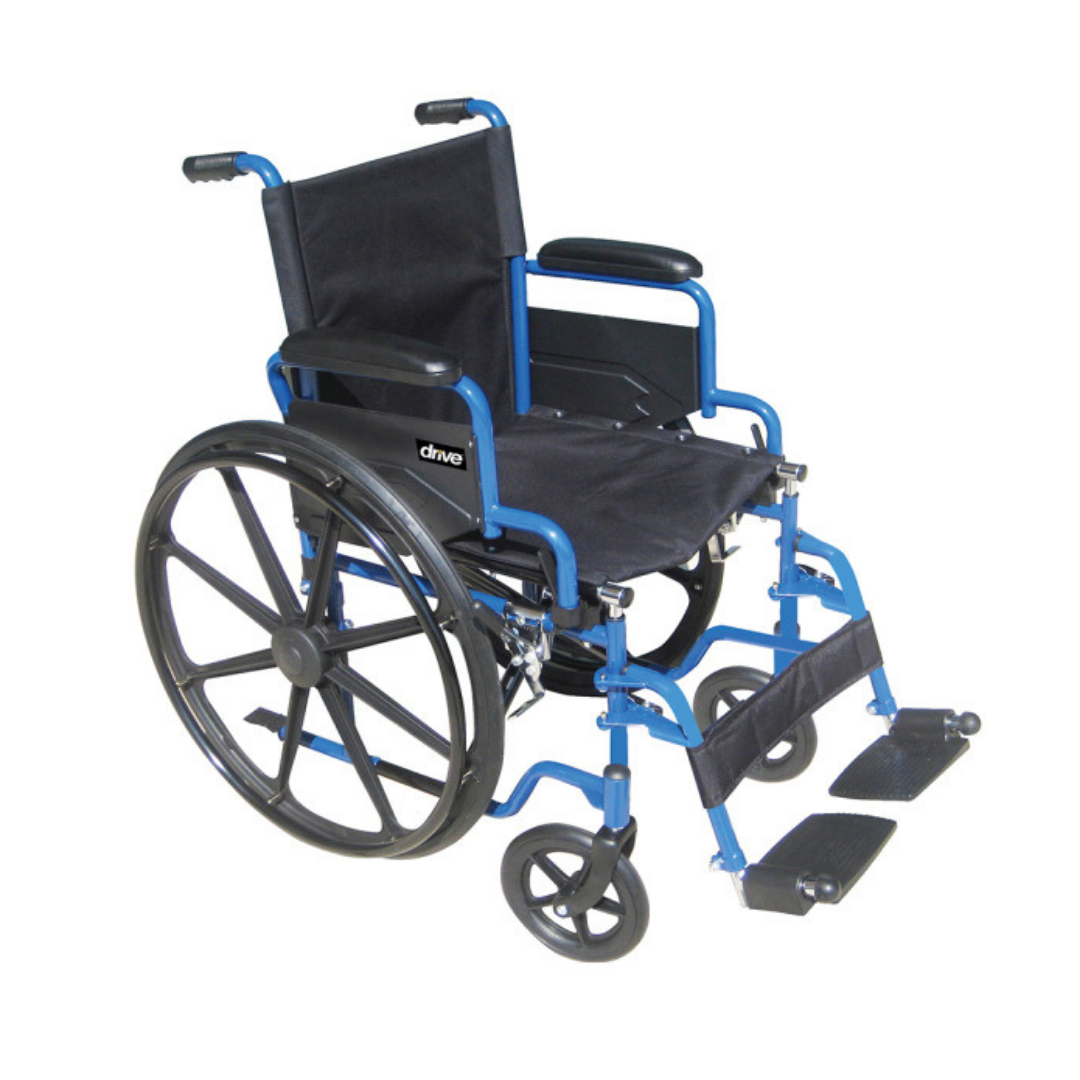 Drive Medical Blue Streak Lightweight Wheelchair - primehubstore.shop Wheelchairs