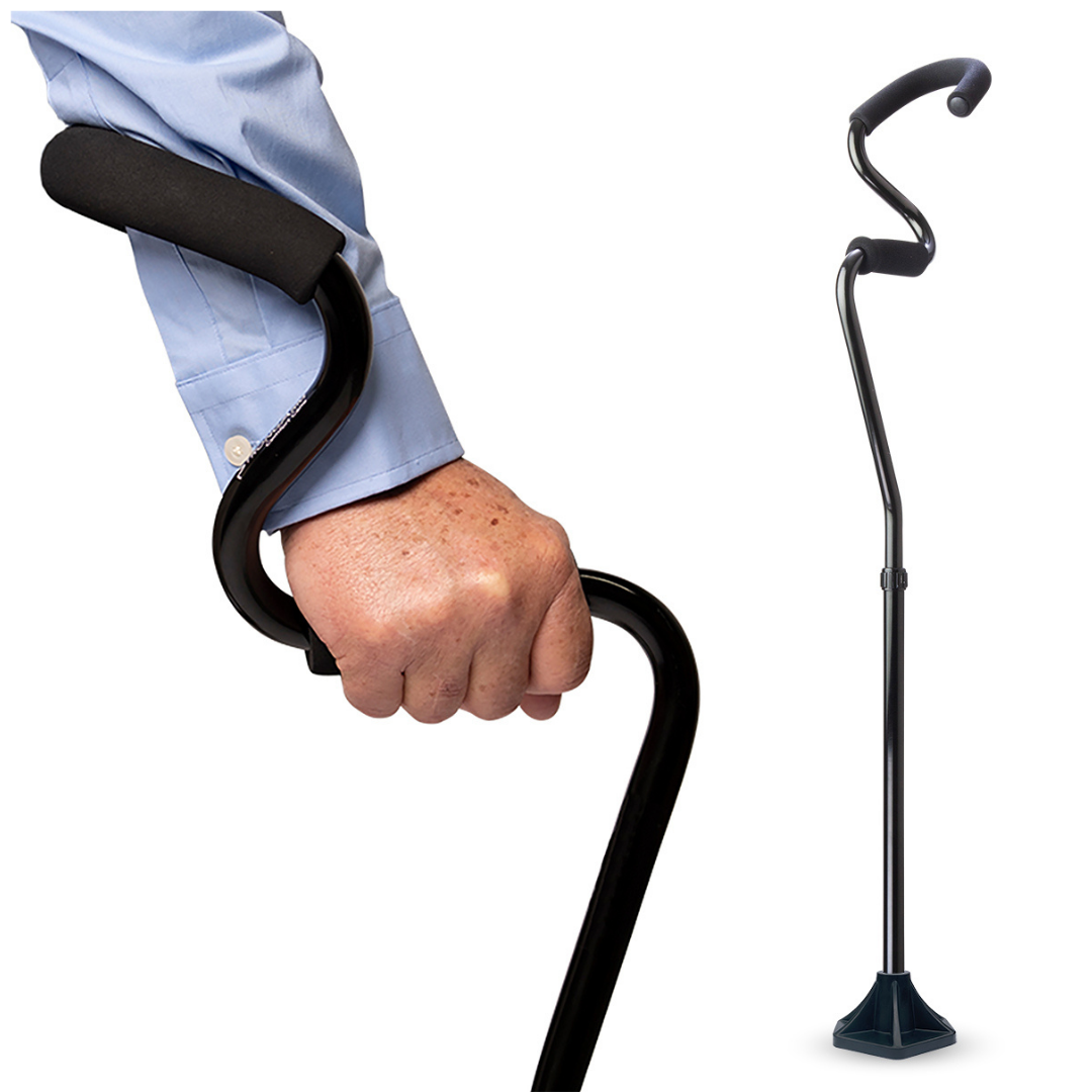StrongArm Walking Cane - Self Standing Base and Forearm Support - primehubstore.shop Canes