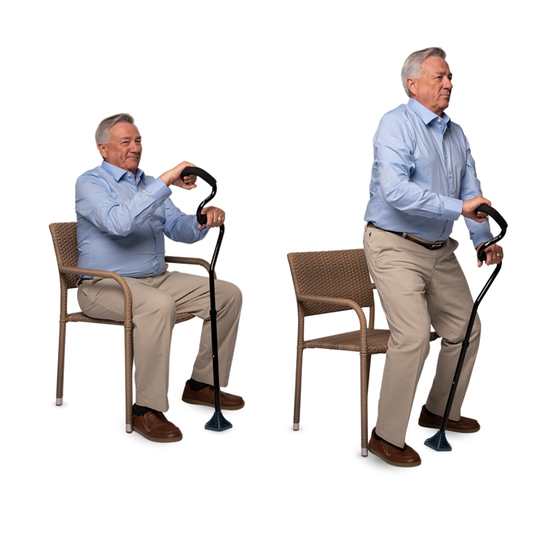 StrongArm Walking Cane - Self Standing Base and Forearm Support - primehubstore.shop Canes