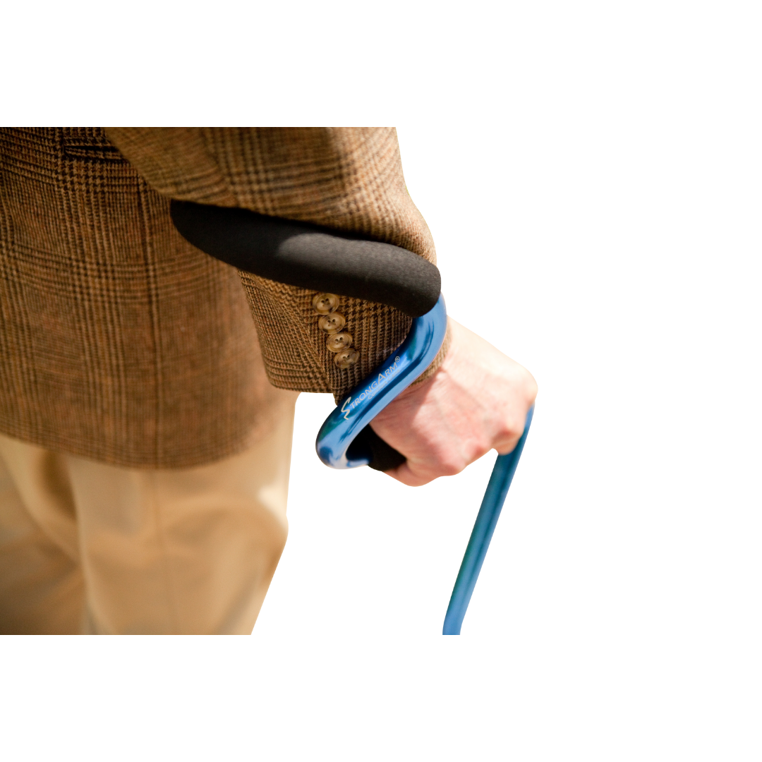 StrongArm Walking Cane - Self Standing Base and Forearm Support - primehubstore.shop Canes
