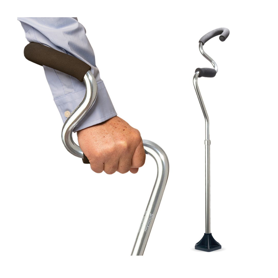 StrongArm Walking Cane - Self Standing Base and Forearm Support - primehubstore.shop Canes