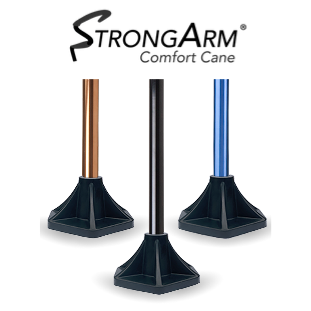 StrongArm Walking Cane - Self Standing Base and Forearm Support - primehubstore.shop Canes