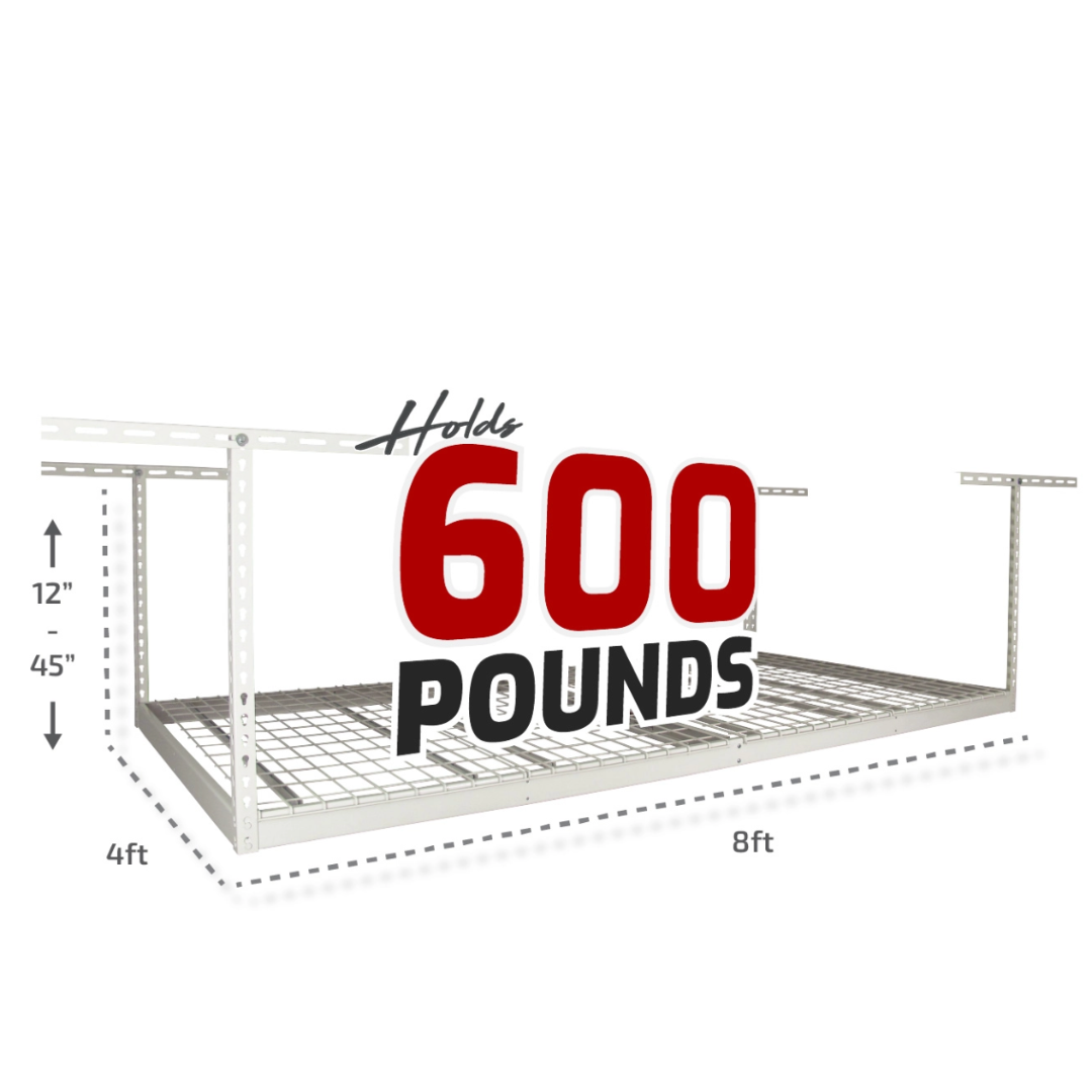 MonsterRax – 4×8 Overhead Garage Storage Racks - primehubstore.shop Storage Racks