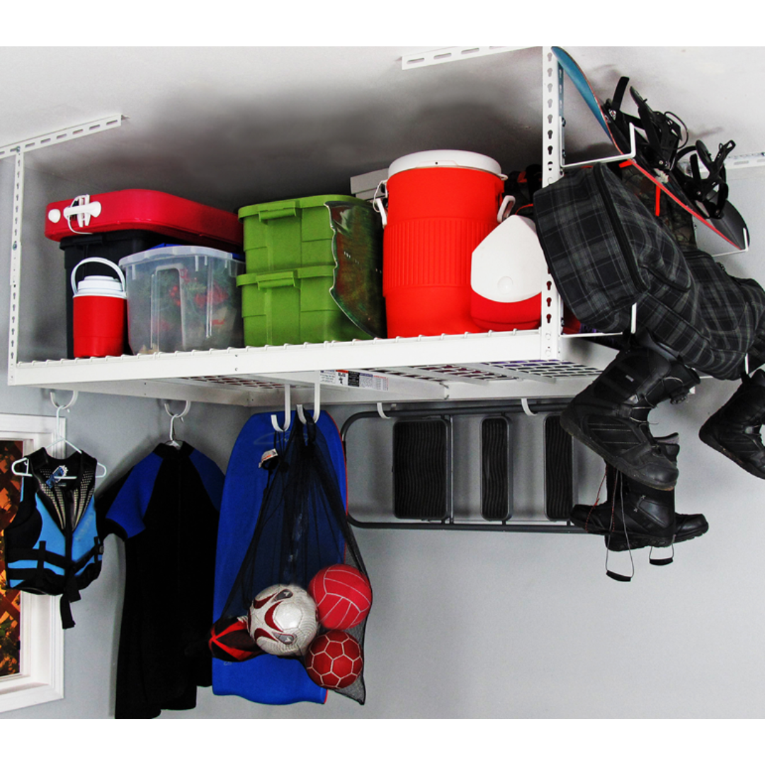 MonsterRax 4×6 Overhead Garage Storage Rack - primehubstore.shop Storage Racks