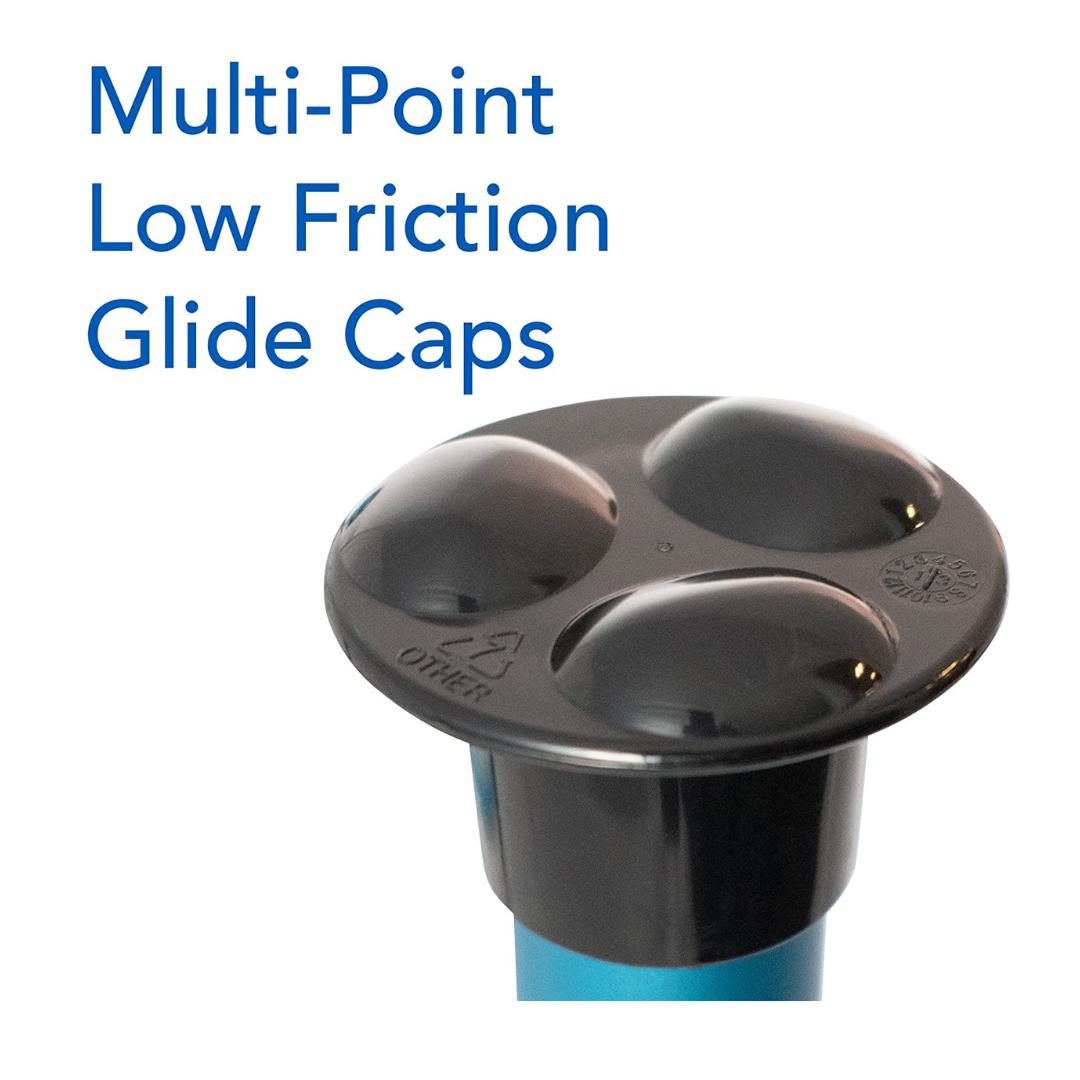 Carex Explorer Folding Walker with 5" Wheels, Glides, and Organizer - primehubstore.shop walkers