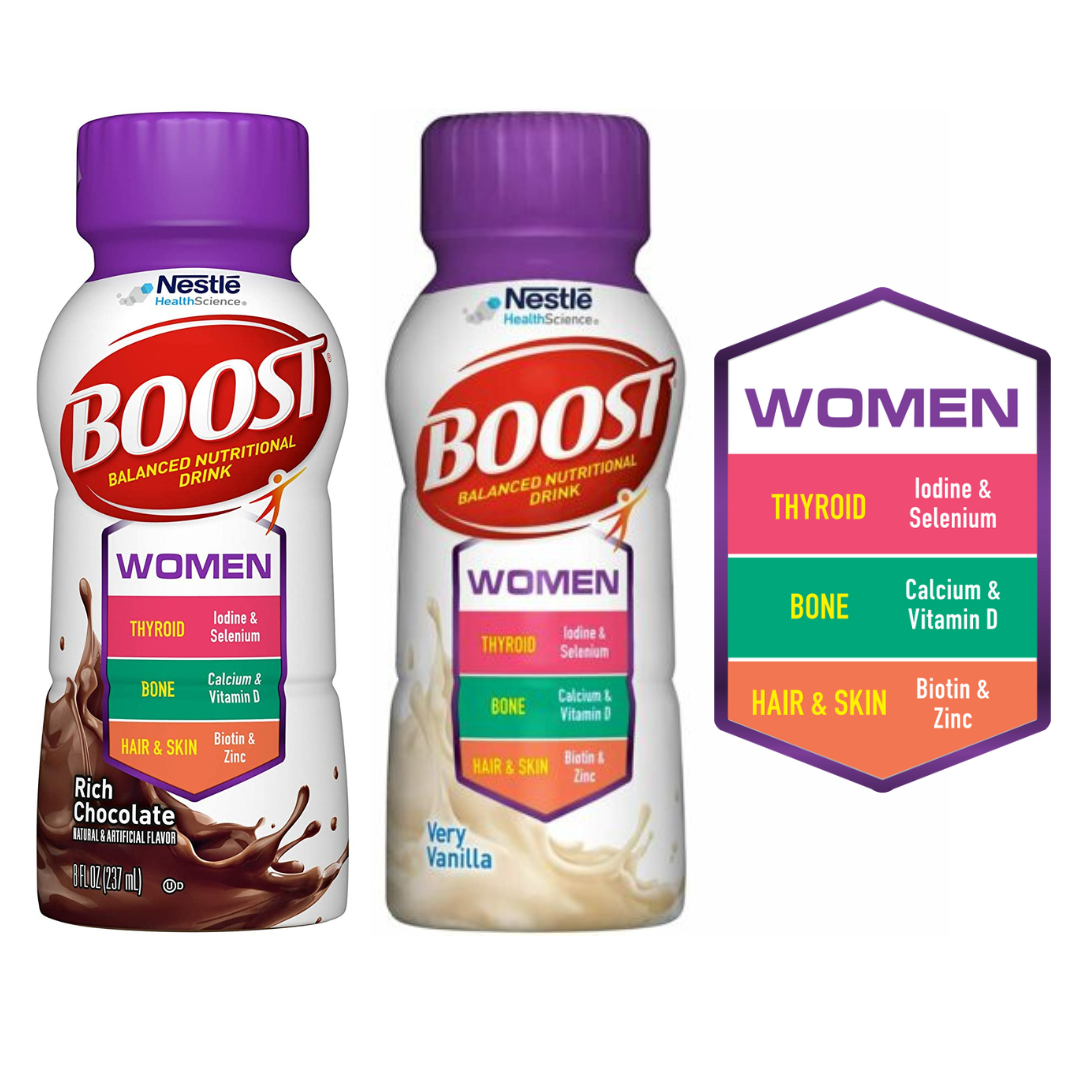 Nestle Boost® Woman Oral Nutritional Supplement - 8 oz. Bottles - primehubstore.shop Vitamins & Supplements
