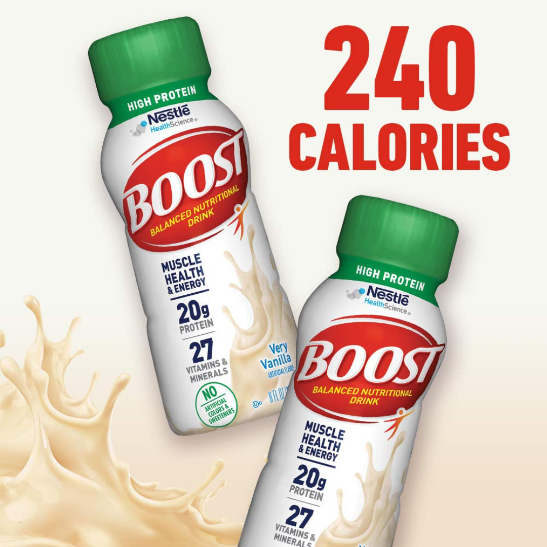 Nestle Boost® High Protein Oral Nutritional Supplement - 8 oz. Cartons - primehubstore.shop Vitamins & Supplements