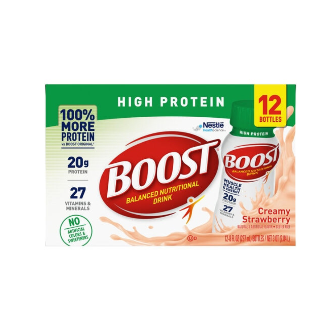 Nestle Boost® High Protein Oral Nutritional Supplement - 8 oz. Cartons - primehubstore.shop Vitamins & Supplements