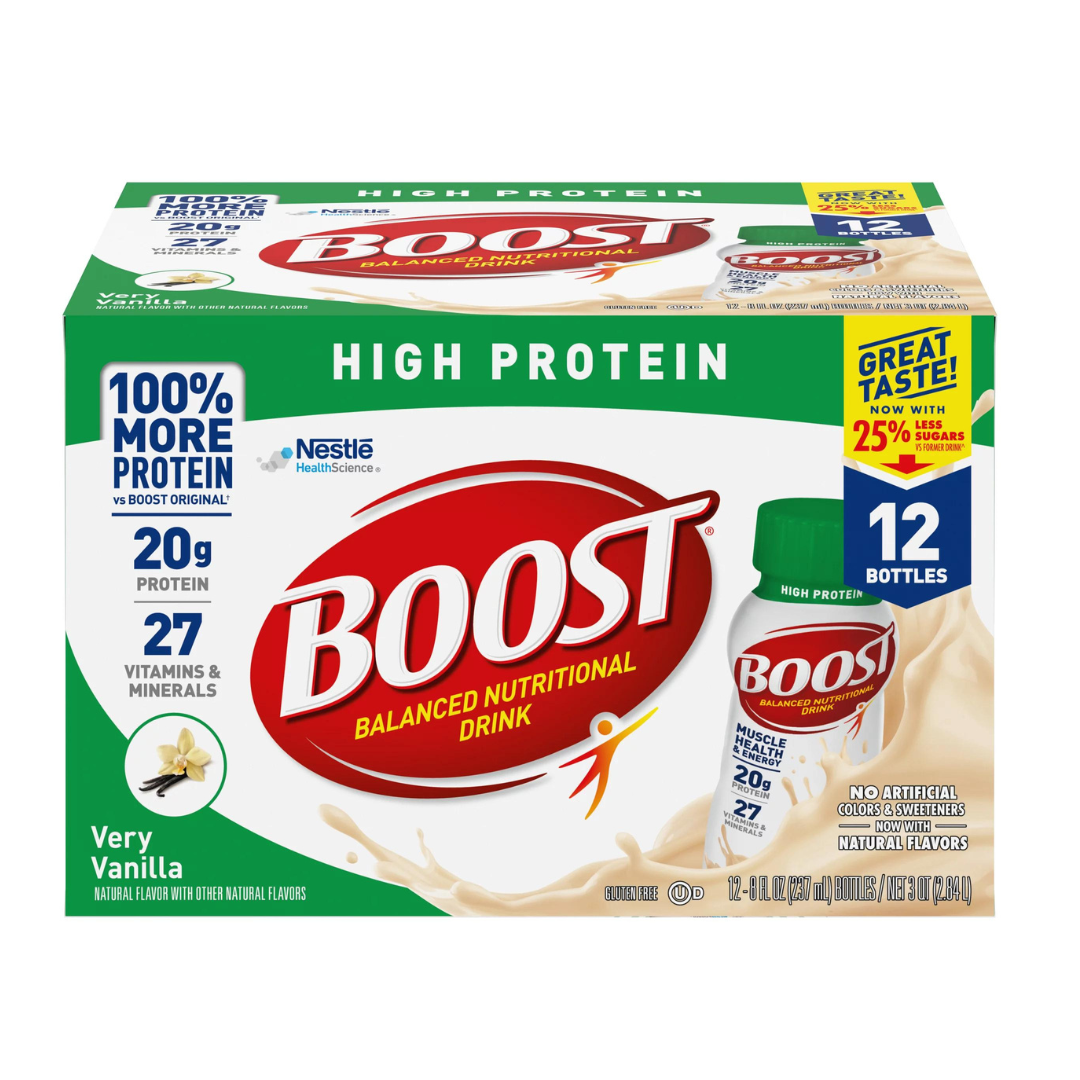 Nestle Boost® High Protein Oral Nutritional Supplement - 8 oz. Cartons - primehubstore.shop Vitamins & Supplements