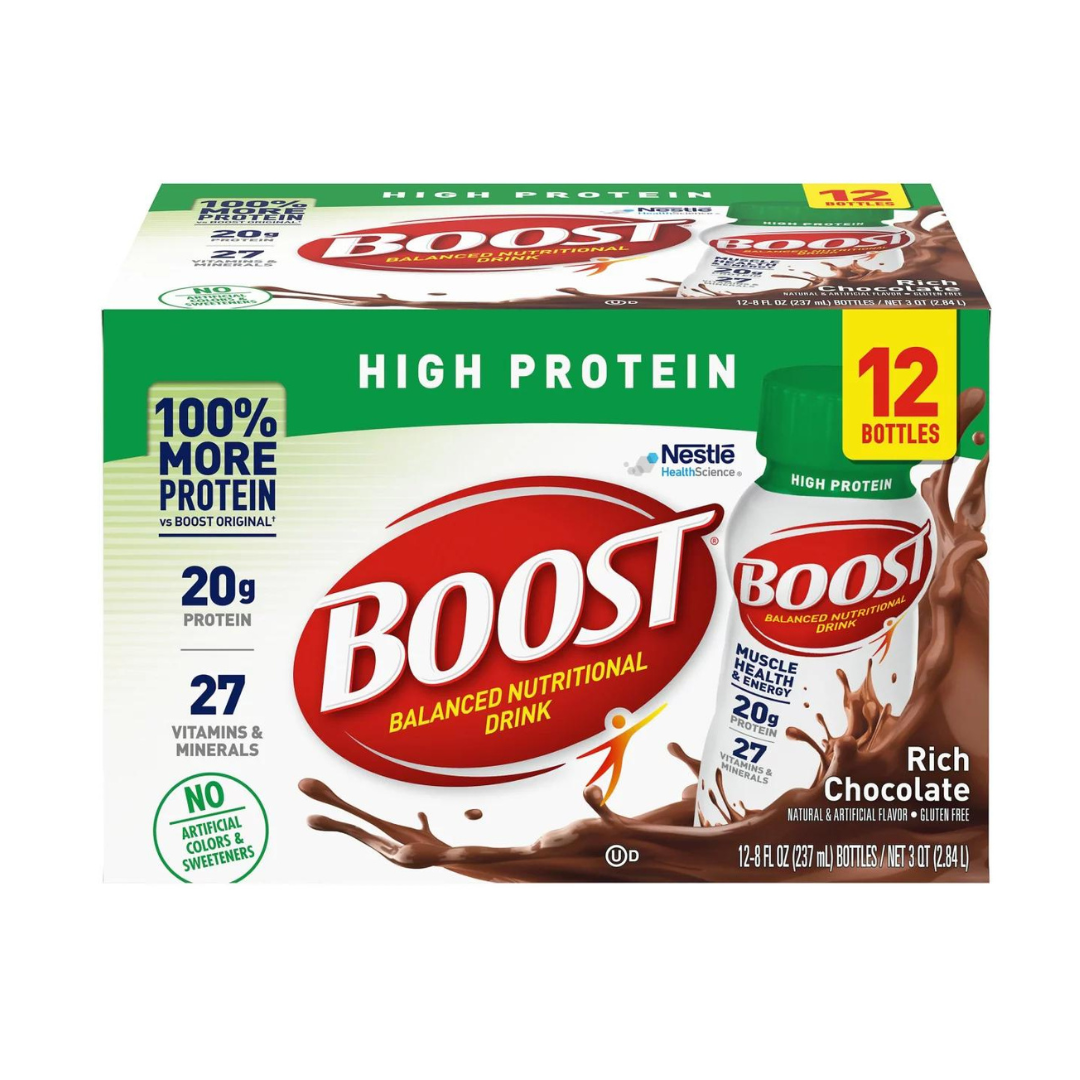 Nestle Boost® High Protein Oral Nutritional Supplement - 8 oz. Cartons - primehubstore.shop Vitamins & Supplements