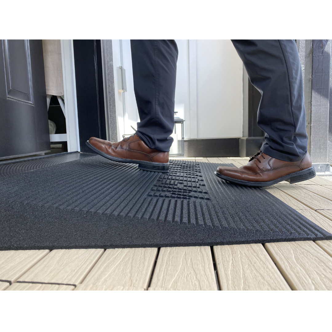 EZ-Access Transitions Angled Entry Mat for Raised Thresholds - primehubstore.shop Threshold Ramps