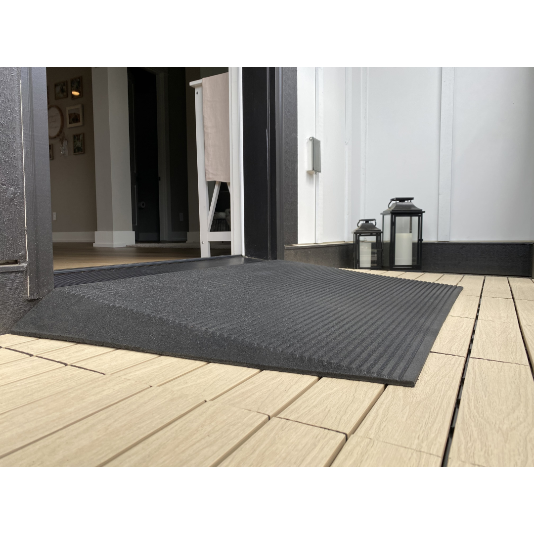 EZ-Access Transitions Angled Entry Mat for Raised Thresholds - primehubstore.shop Threshold Ramps