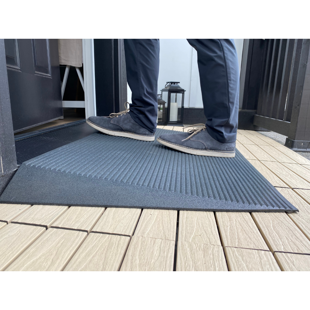 EZ-Access Transitions Angled Entry Mat for Raised Thresholds - primehubstore.shop Threshold Ramps