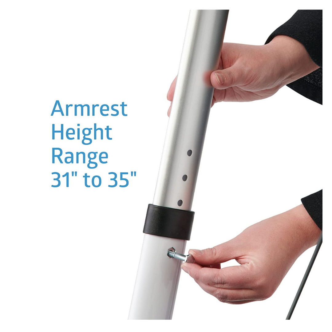 Medline Simplicity 2 Upright Rolling Walker Rollator - primehubstore.shop Upright Walkers